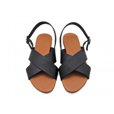 Women Sandals LS-20 Black Sheep Leather